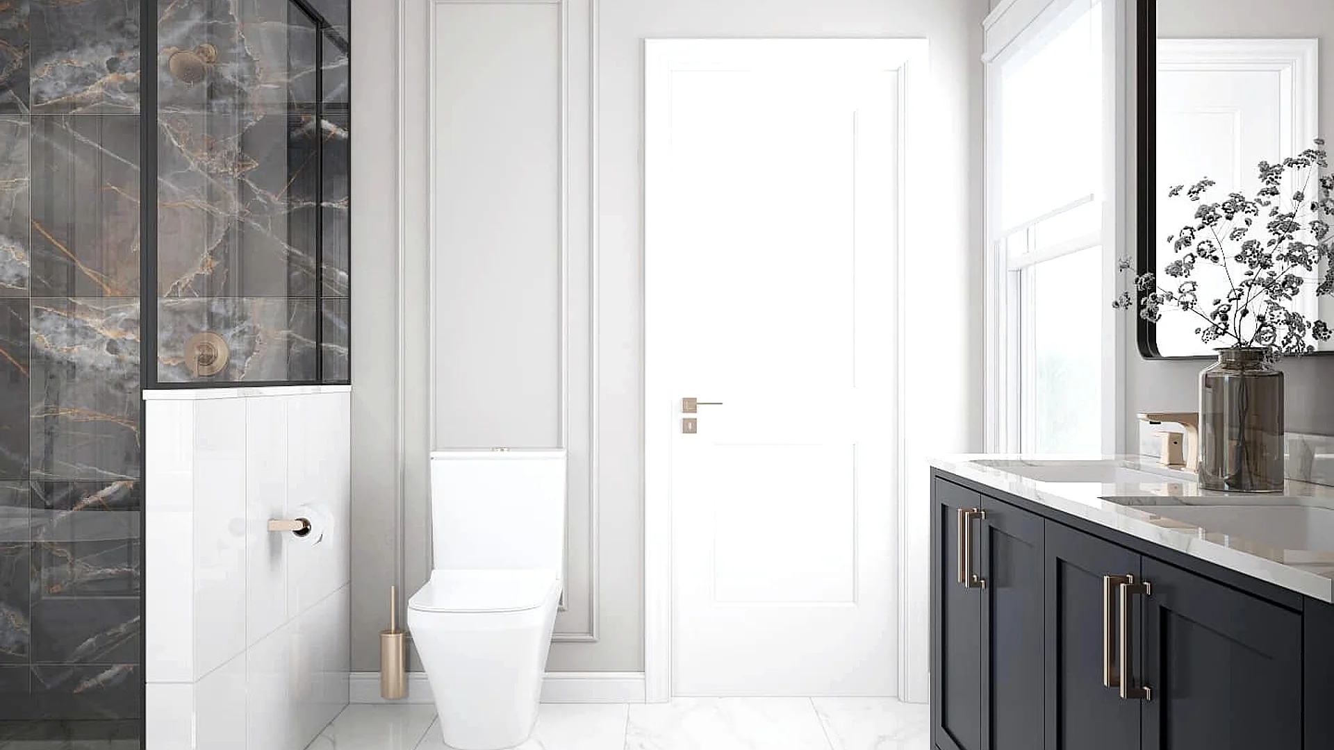 Bathroom remodeling project – Beachwood, OH